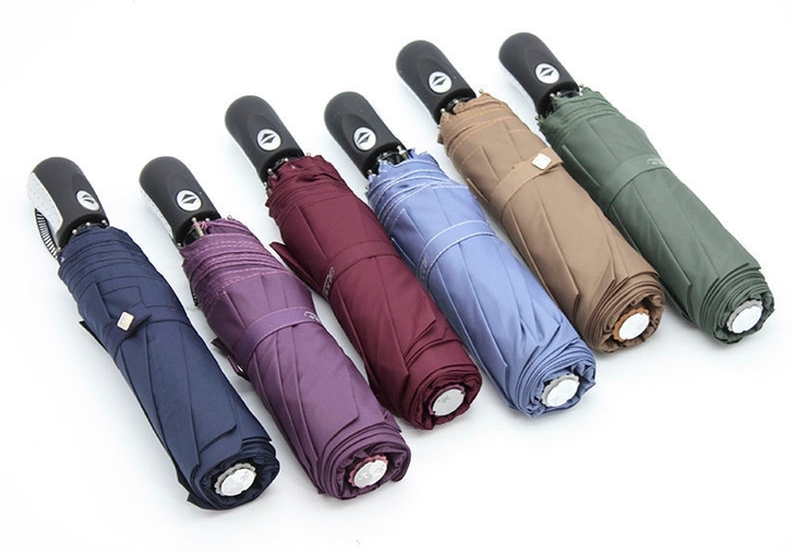 【清仓甩卖】天堂伞全自动三折晴雨伞纯色商务...