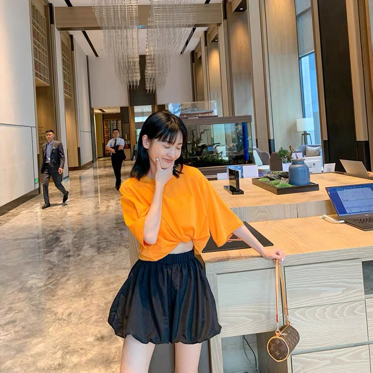 小众设计师灯笼裤短裤，没有穿过便宜出，M码