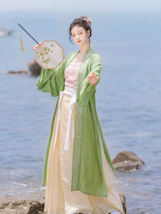 池夏仲夏夜之梦:落落 宋制一片式百迭裙原创...