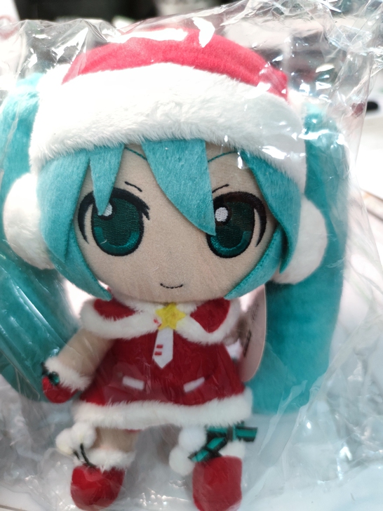 奸笑社GSC初音未来圣诞玩偶，越20cm高...