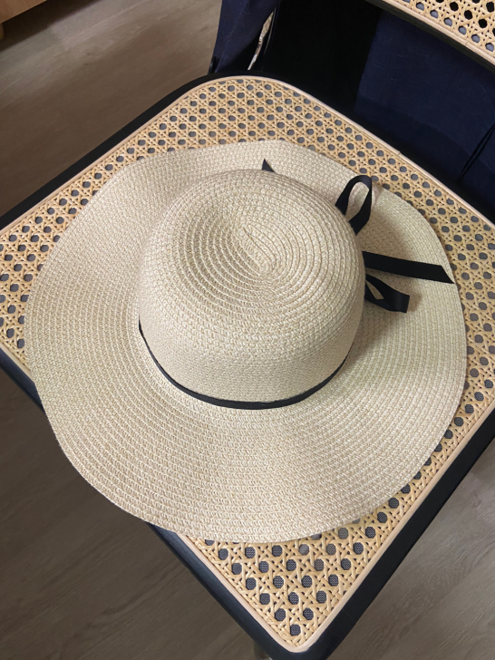 四顶帽子，草帽15，毛的黑色30。