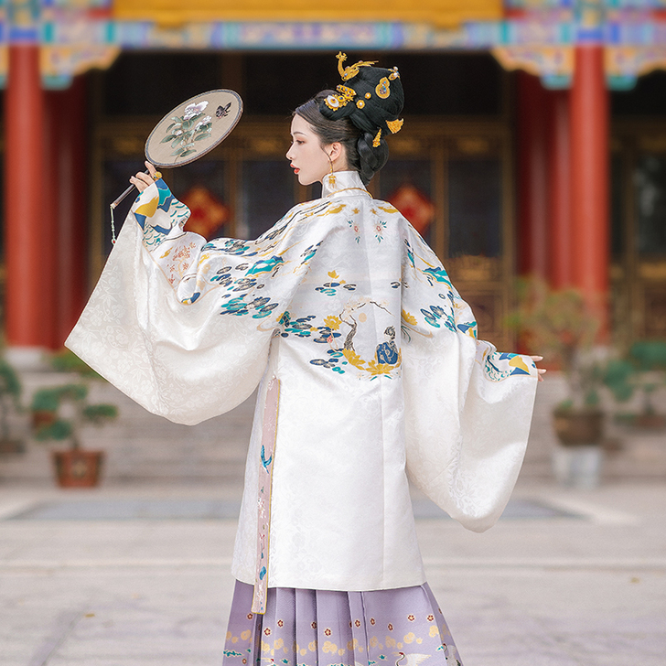 池夏山海:若荷 飘带刺绣配饰明制百搭中国风...