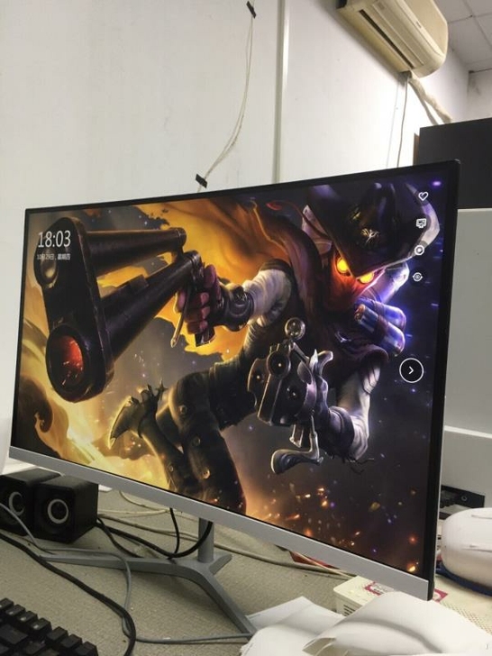 特价出售24寸无曲面边框高清显示器IPS ...