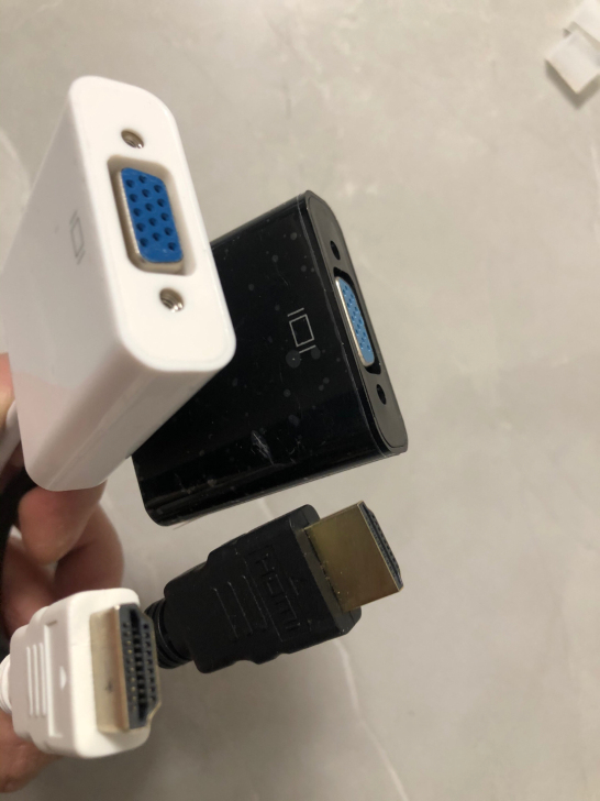 HDMI转VGA转换器 带音频独立供电全新