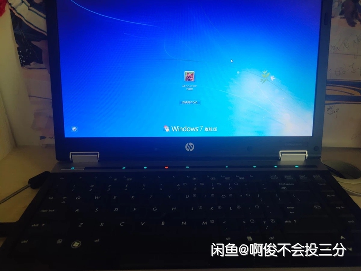 惠普笔记本电脑 八成新win7 win10...