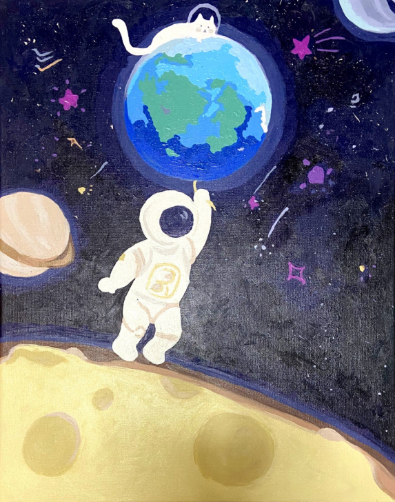 数字油画成品～尺寸40##amp；time...