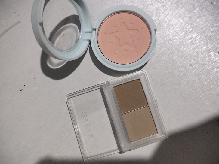 jillleen便携装鼻影修容3克装，腮红...