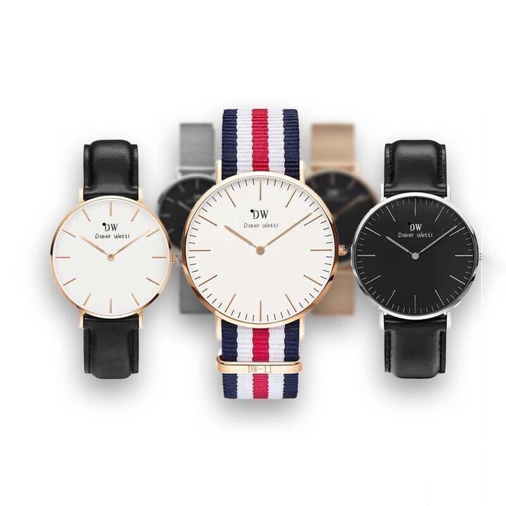 DW手表，男女学生款高档帅气情侣手表，全新