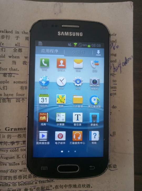 三星SCH1739，电信版3G手机，闲置太久了，电池有鼓包，