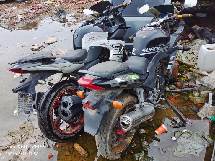 趴赛摩托车闲置没人骑啦！停放时间久了！有需...