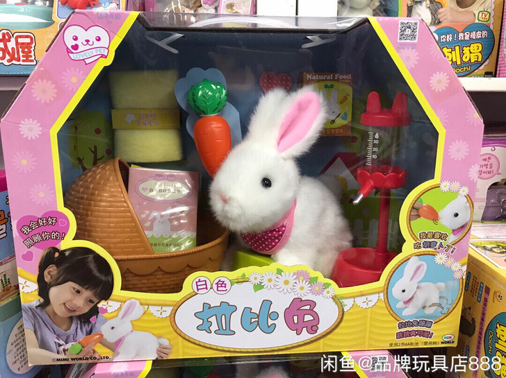 正版韩国玩具拉比兔电子宠物兔子