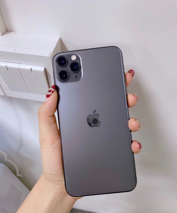自用苹果11 promax内存256G 暗...