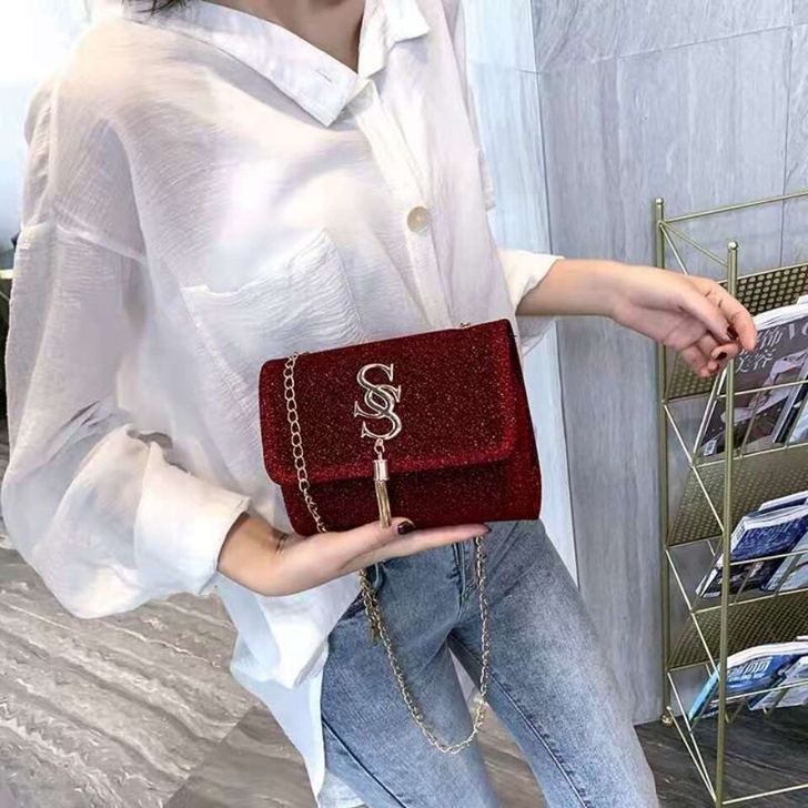 2021潮款包包女ins新款学生简约小方包...