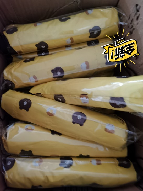 小熊天堂伞三折大量现货，包邮送到家门口。全...