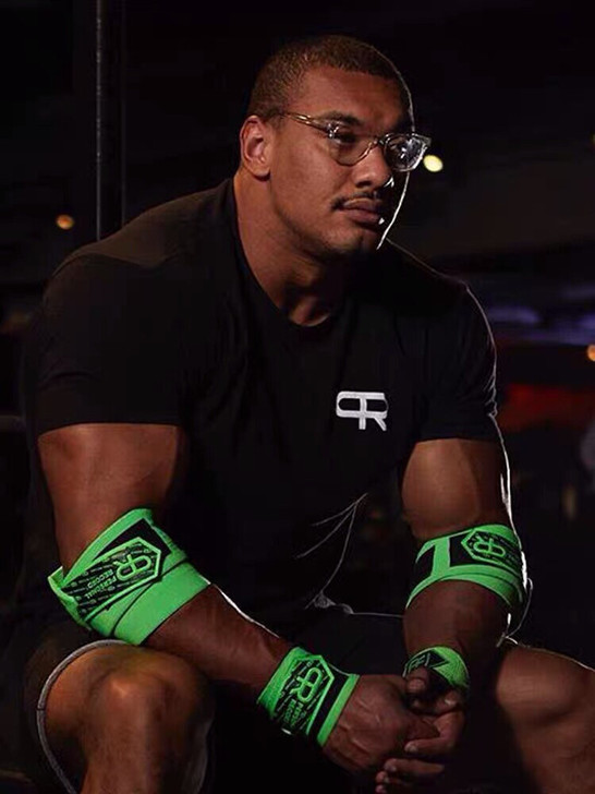 轮子哥护肘保护肘部健身硬拉卧推深蹲必备