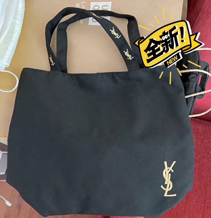 单位同事送的手提单肩帆布包,实拍图,一直闲...