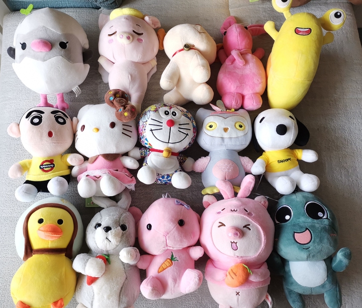 全新娃娃机娃娃 布艺玩偶娃娃，都是在城市英...