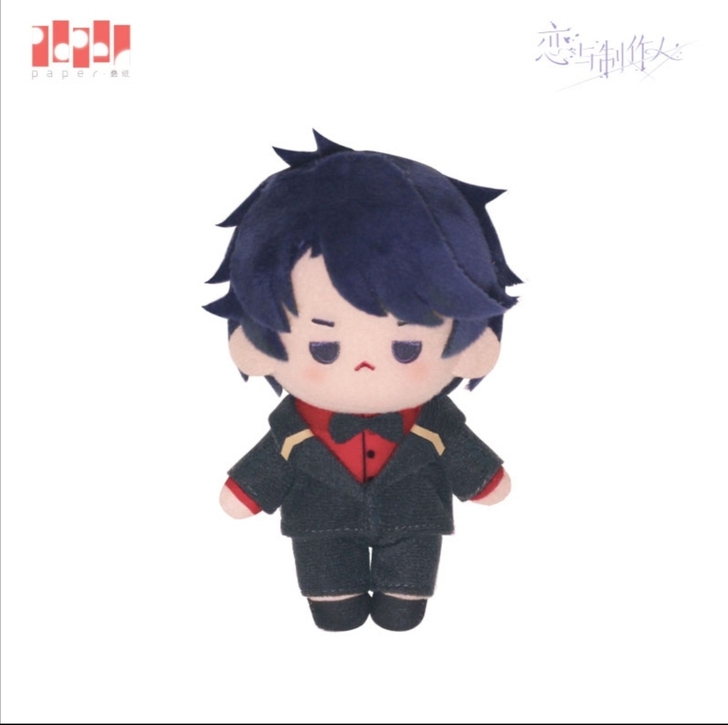 李泽言随身相依毛绒娃娃+杯中奇缘吧唧*2