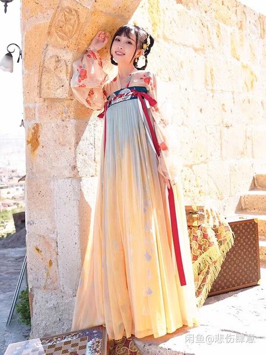 十三余小豆蔻儿长命缕龙女6米摆下裙对襟齐胸...