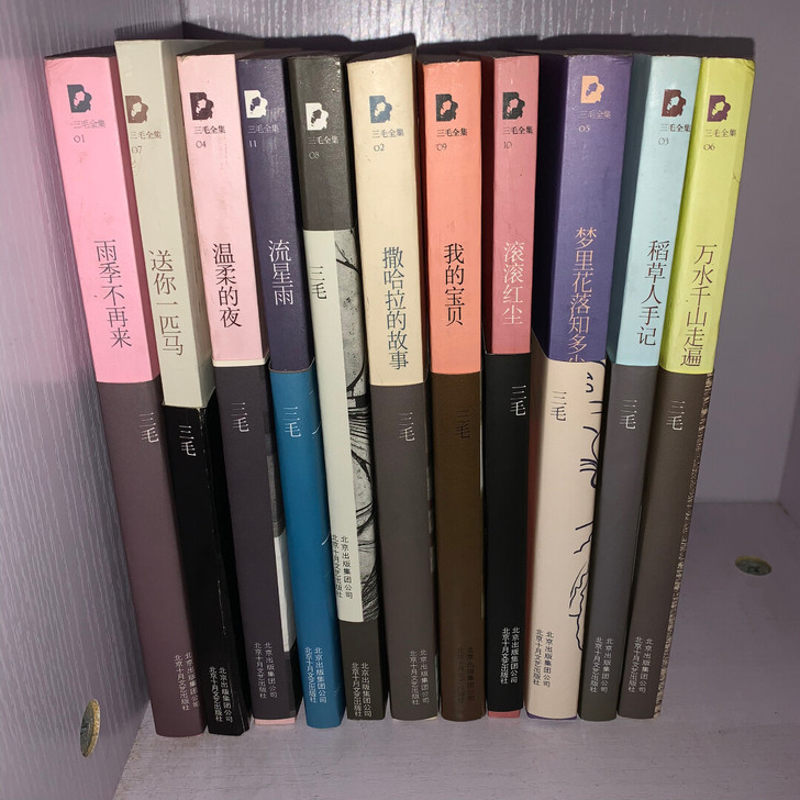 三毛作品集11本，嘉善自提