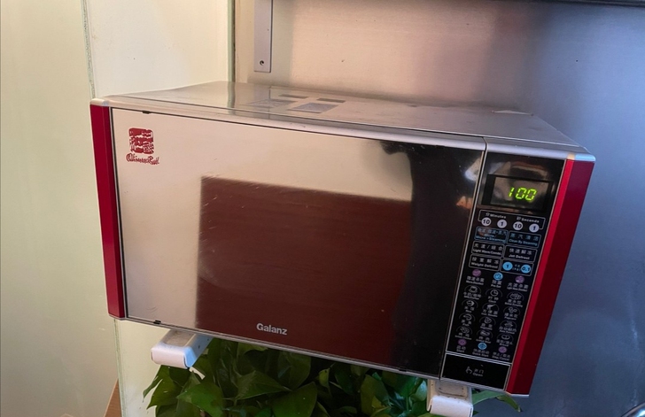 格兰仕微波炉中国红家用多功能二手蒸烤箱不锈...