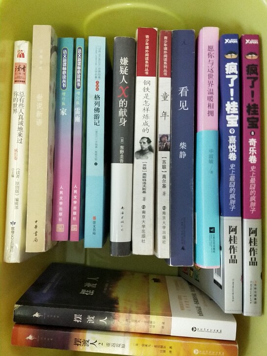 嫌疑人x的献身 等小说,二手,十元一本