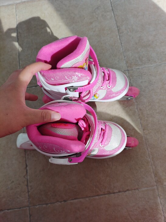 儿童旱冰鞋    迪士尼溜儿童旱冰 可调大...