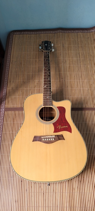 卢森民谣吉他,上大学的时候买的,什么型号的...