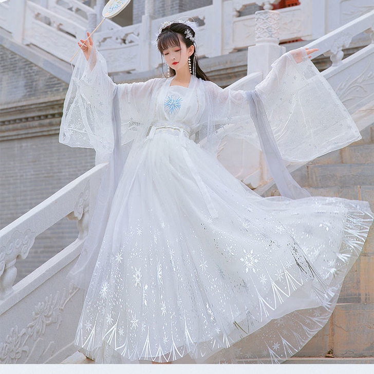 墨雨云烟 原创汉服【雲中曲】汉服女正品齐胸...