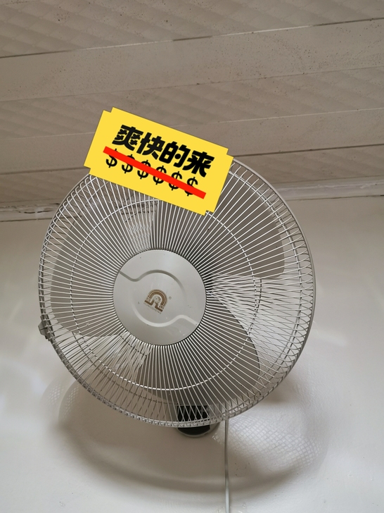 壁挂式电风扇，仅支持自提！