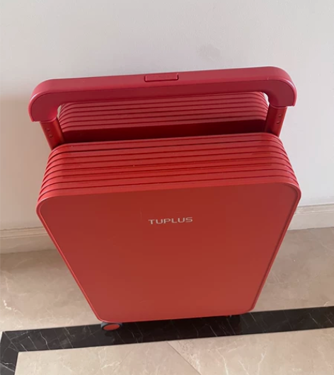 tuplus行李箱 登机箱20寸高颜值橙色...