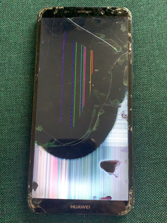 华为麦芒6，开机屏坏，打电话响铃，成色看图...