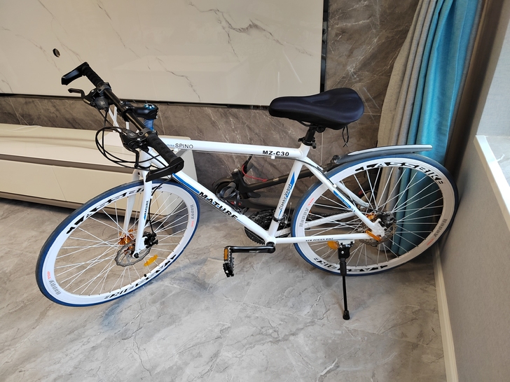 出个95新的公路自行车，家里的败家货说是要...