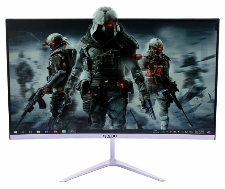 24寸全新高清曲面无边框显示器完美屏(品质...