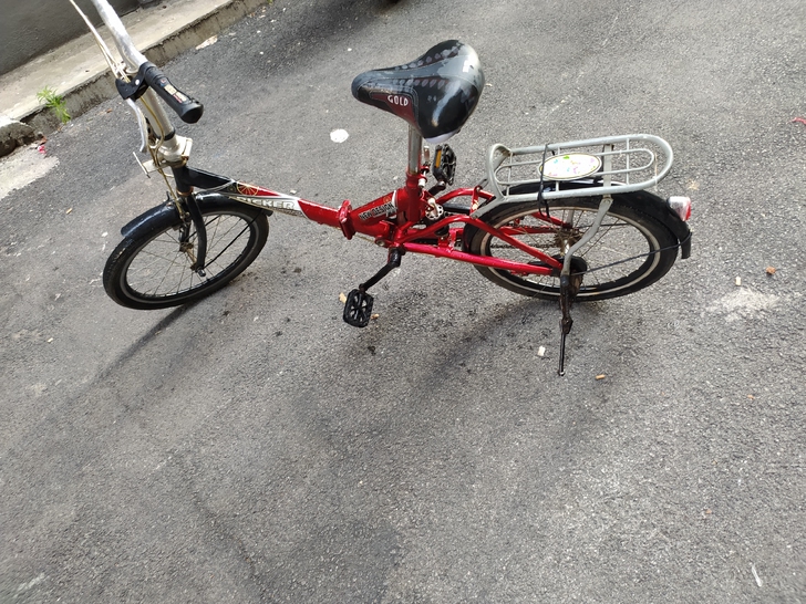 匹克折叠自行车 后减震  好骑舒适20寸