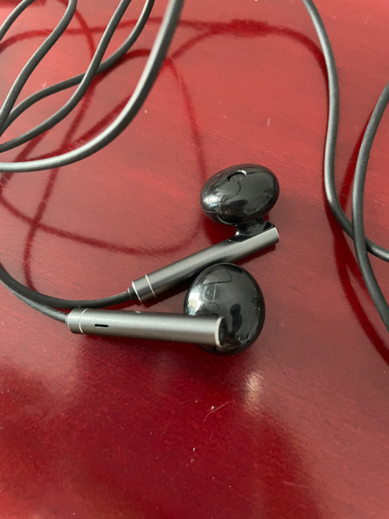 华为黑色AM116有线耳机