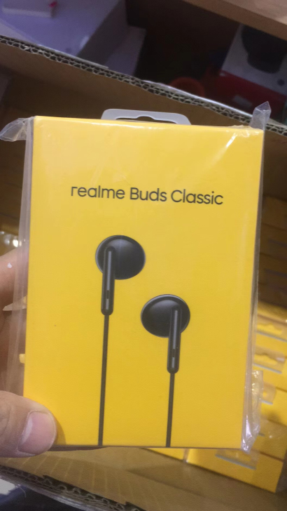 真我原装耳机 黑色白色