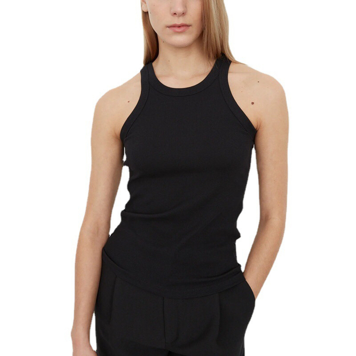 toteme 工字背心女 黑灰白色 穿过最...