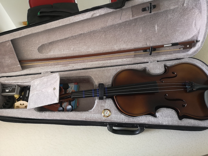 小提琴，鬼知道什么时候买的，如图，应该是没...
