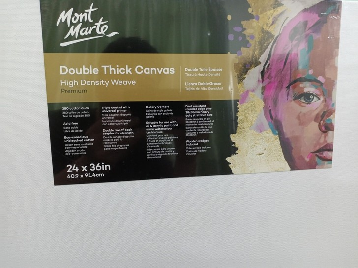 蒙玛特 加厚油画框油画布大尺寸成品丙烯流体...