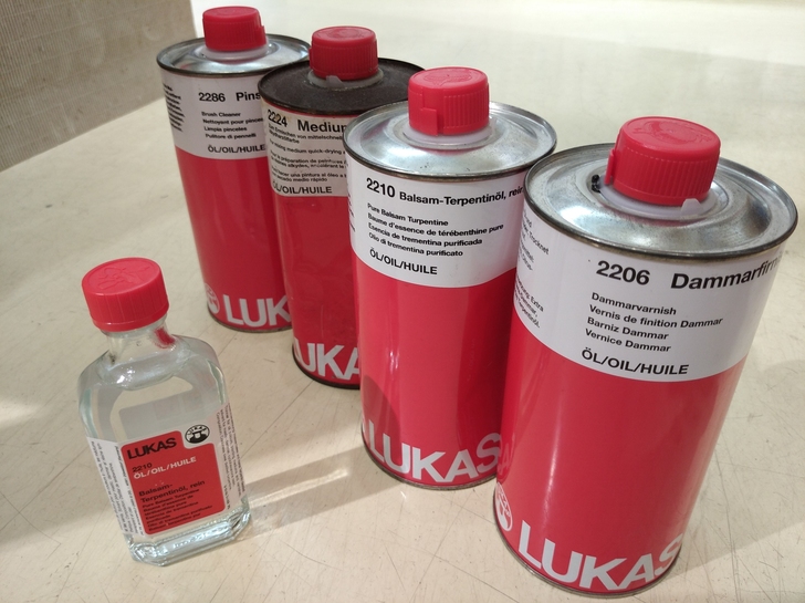 德国进口卢卡斯醇酸树脂油画媒介1L增加透明...