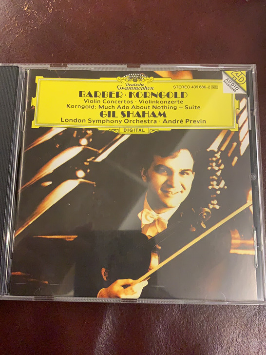 巴伯Barber小提琴协奏曲，科恩歌德Ko...