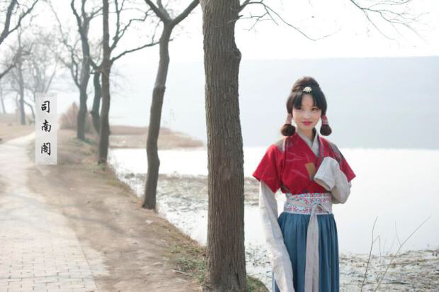 全新汉服 司南阁经典老款 半臂交领襦裙全套...