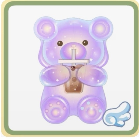 【G信誉】奥比岛黑古拉软糖贴皮