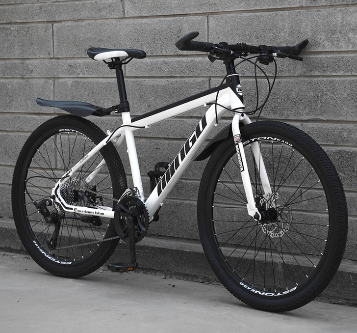 新型山地自行车男女越野变速单车减震赛车成年...