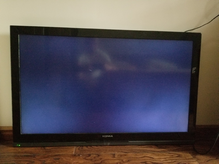 康佳42寸液晶电视，因长期不用，现开机以后...
