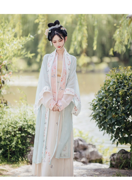 【租】 池夏-袅袅 宋制/交领 汉服出租