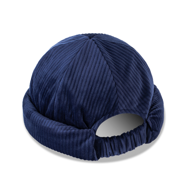 OXEN秋冬复古灯芯绒瓜皮帽嘻哈潮帽子