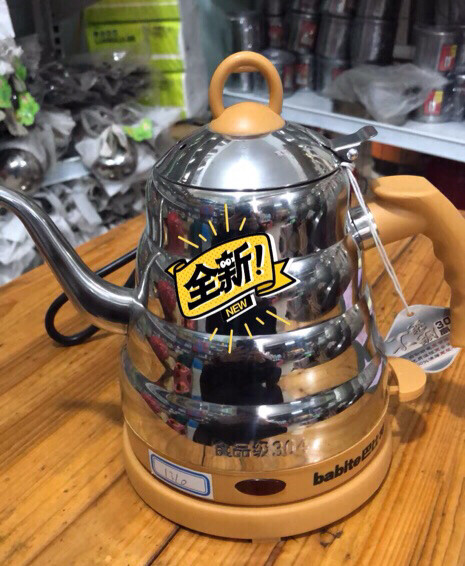 壳体为食品级304不锈电热水壶