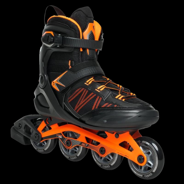 迪卡侬轮滑鞋，专卖店买的。就划过一次。基本...